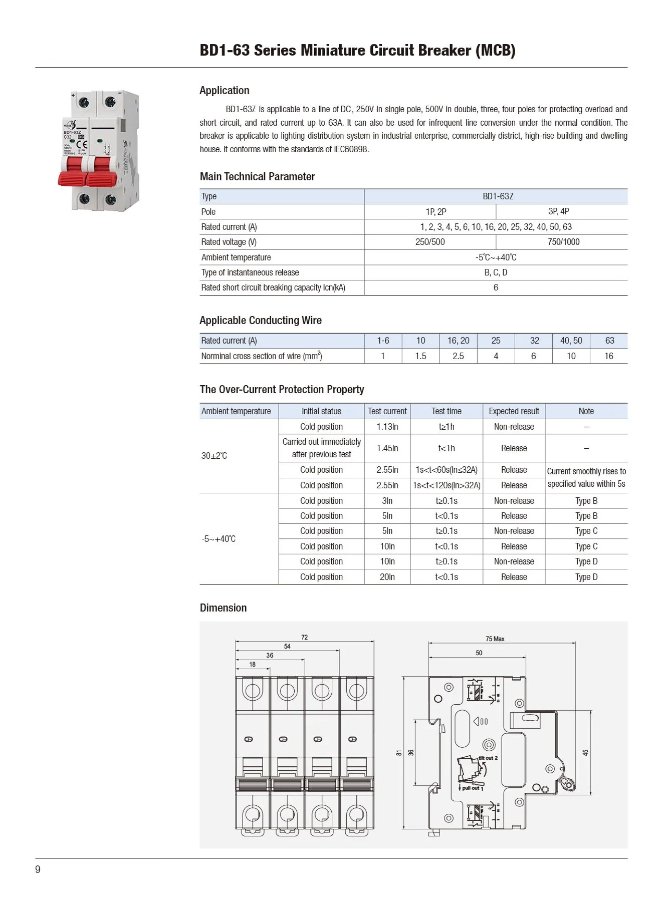 BD1-63Z datasheet preview